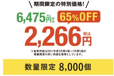 「トドックお試しボックス」は6475円相当の商品が2266円の65%OFFで買えるものだった