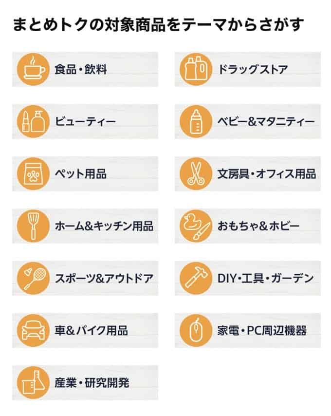 まとめトクになる商品