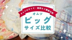 オムツビッグサイズ比較！グーン・メリーズ・ムーニー・パンパース(テープ・パンツタイプ)